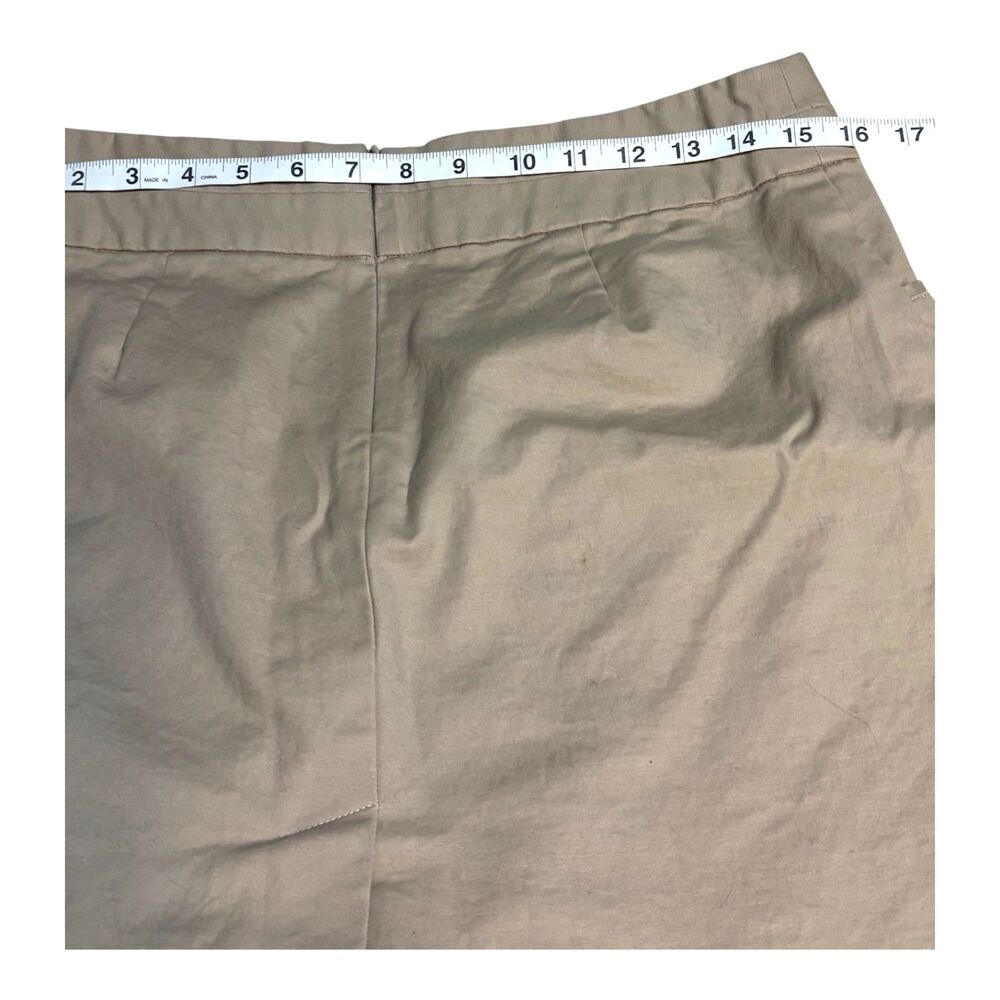 Banana Republic Career Suit Set Khaki Blazer Size 10 Skirt Size 8 - Picture 9 of 14